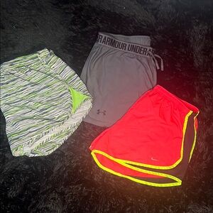 Under Armour and Nike Athletic Shorts Set